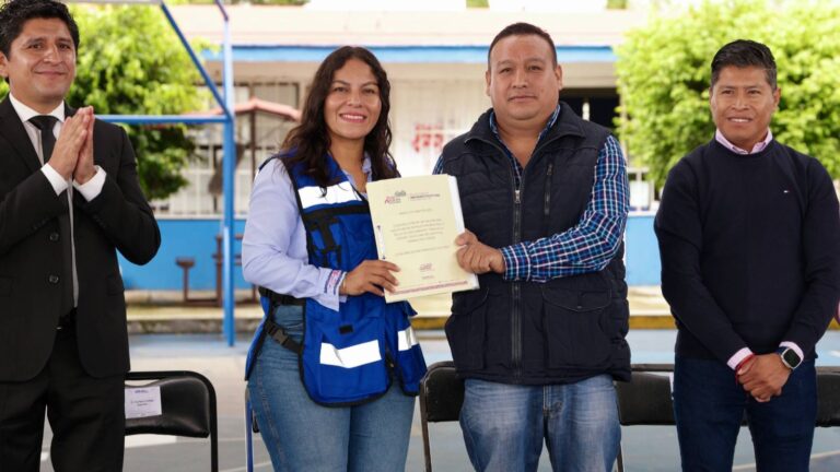 Continúa Lupita Cuautle con mejora de la infraestructura en San Andrés Cholula