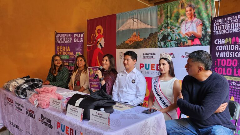 Presentan Feria Patronal y de la Chamarra de San Miguel Xoxtla