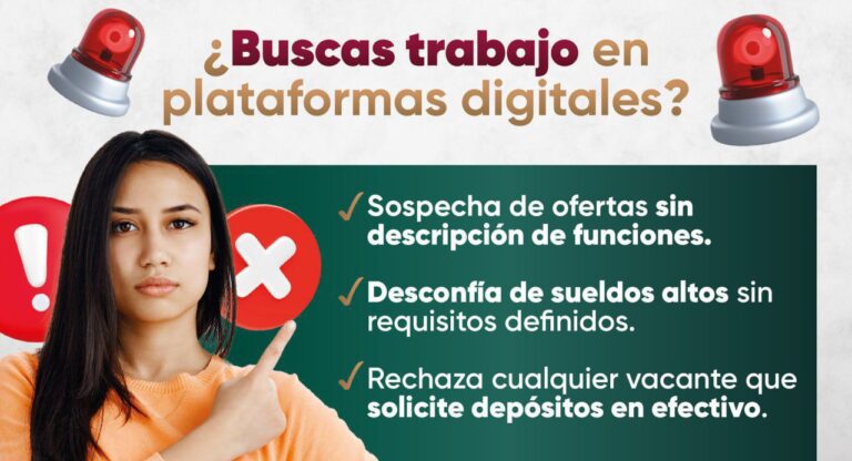 Emite SSP recomendaciones ante ofertas de empleo falsas en plataformas digitales