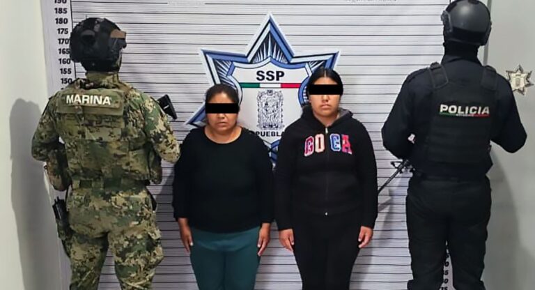 Detienen SSP y SEMAR a dos presuntas integrantes del grupo delictivo “Los Carriles”