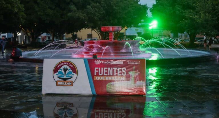 Inaugura Pepe Chedraui rehabilitación de la fuente del Jardín El Carmen