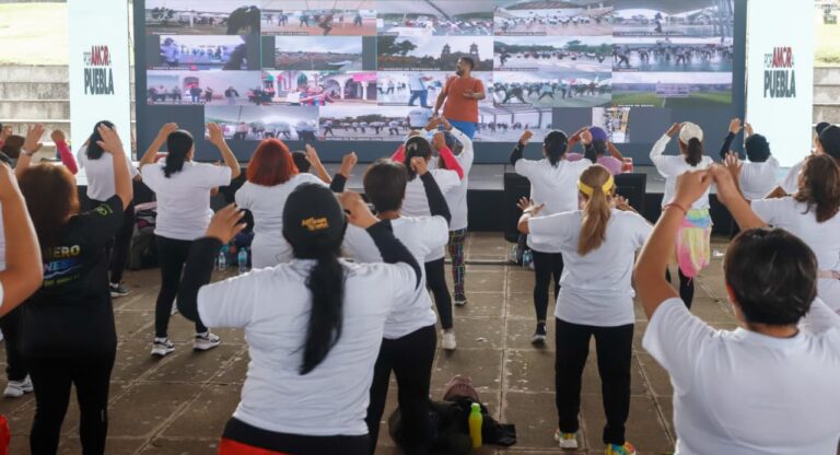 Por una vida saludable, Gobierno de Puebla organiza Primer Gran Zumbatón Estatal 2025