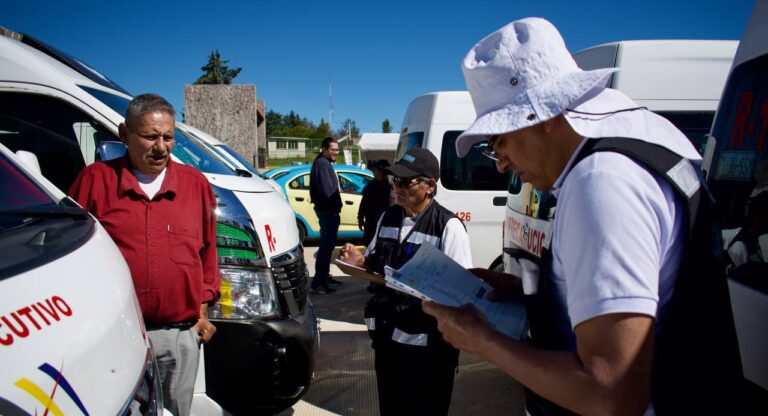 Avanza con éxito el programa de revista vehicular en Puebla
