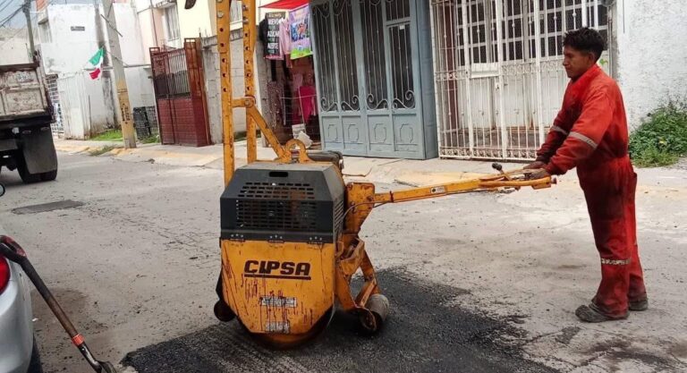 Campaña Capitalina Bacheando Puebla: mejora la seguridad vial en la ciudad