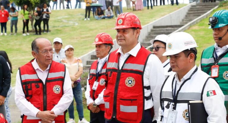 Puebla se suma con éxito al segundo simulacro nacional 2025