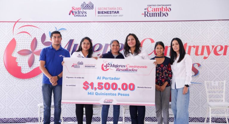 Con Apoyos económicos Lupita Cuautle promueve el bienestar y desarrollo de mujeres sanandreseñas