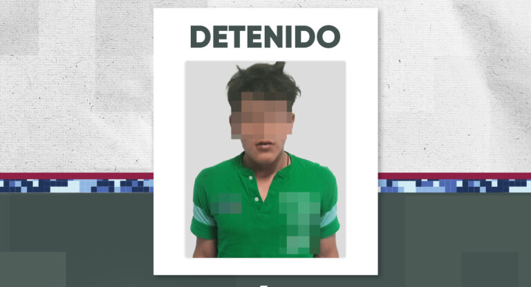 Detiene SSC a hombre por aparentemente lesionar a una mujer con un arma blanca