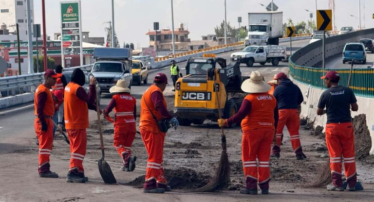 Refuerza OOSL acciones de limpia en la Central de Abasto por temporada de lluvias