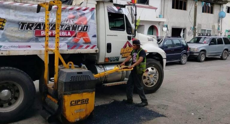 Campaña Capitalina Bacheando Puebla: avanza trabajos en 25 vialidades