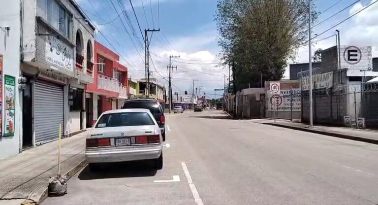 Comienza la señalética para los cajones de parquímetros en San Alejandro