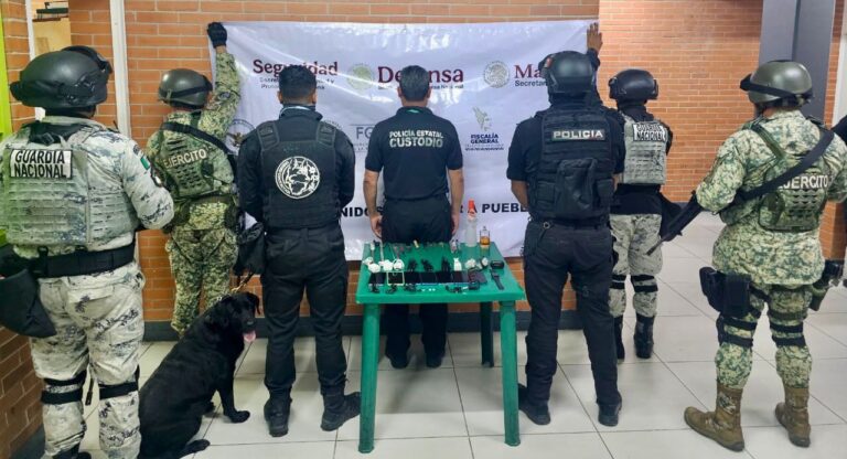 Realiza SSP operativos simultáneos en penales de Tepexi y San Pedro Cholula 
