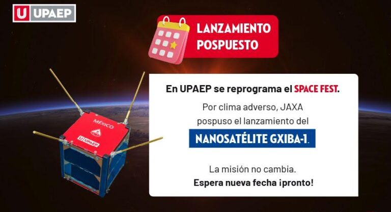 JAXA pospone lanzamiento del Gxiba-1 de UPAEP