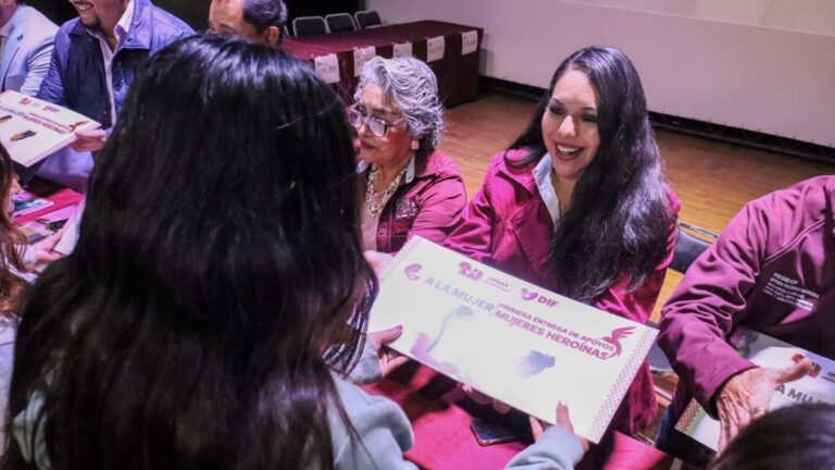Realiza Tonantzin Fernández la segunda entrega del programa “Mujeres Heroínas”
