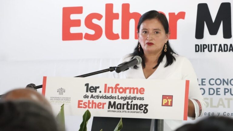 La política vale cuando se traduce en acompañamiento y resultados: Esther Martínez en su Primer Informe Legislativo