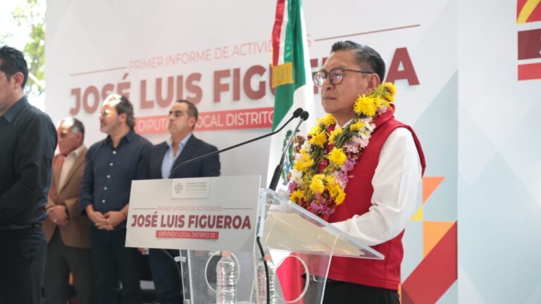 Diputado José Luis Figueroa presentó Primer Informe de Actividades Legislativas