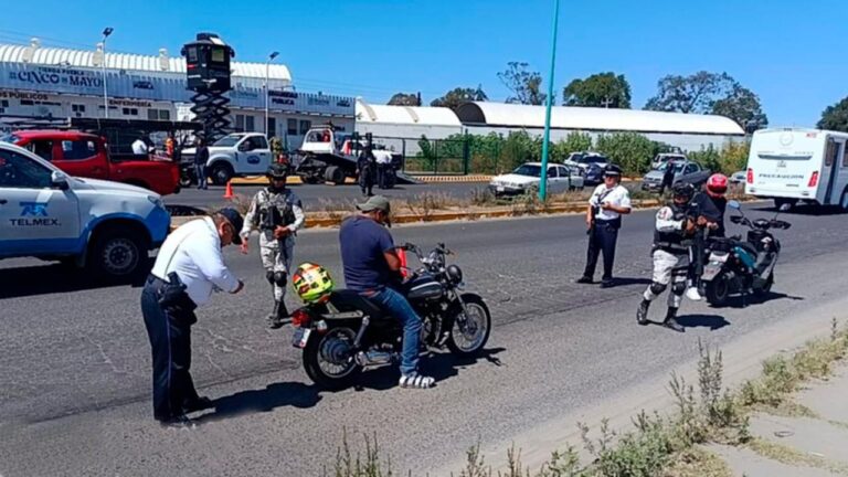 Fuerzas estatales realizan operativo ROMA en San Martín Texmelucan