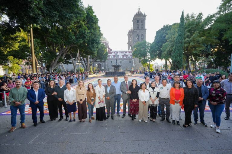 Invita Pepe Chedraui a disfrutar del tapete monumental y ofrenda del Palacio Municipal