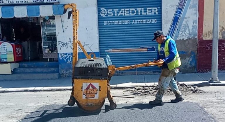 Campaña Bacheando Puebla: mejora los tiempos de traslado en la capital