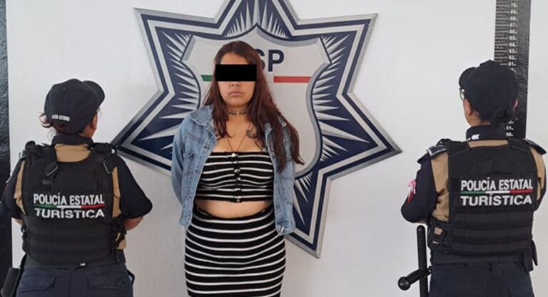 Detiene Policía Turística a presunta asaltante de RUTA