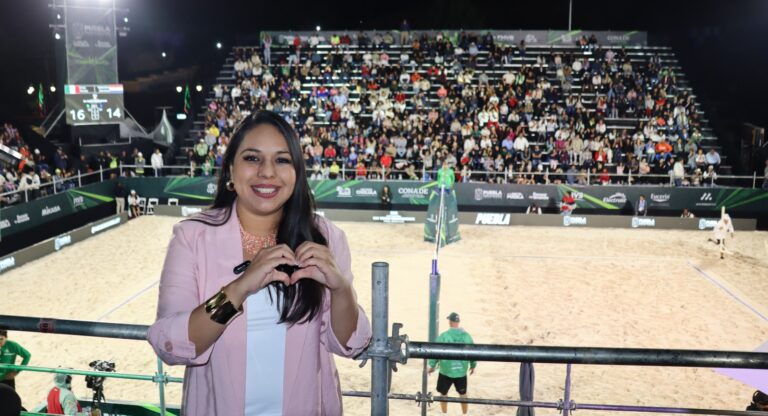 “El Mundial de Voleibol en San Pedro Cholula incentiva a los jóvenes a incursionar en el deporte profesional”: Tonantzin Fernández