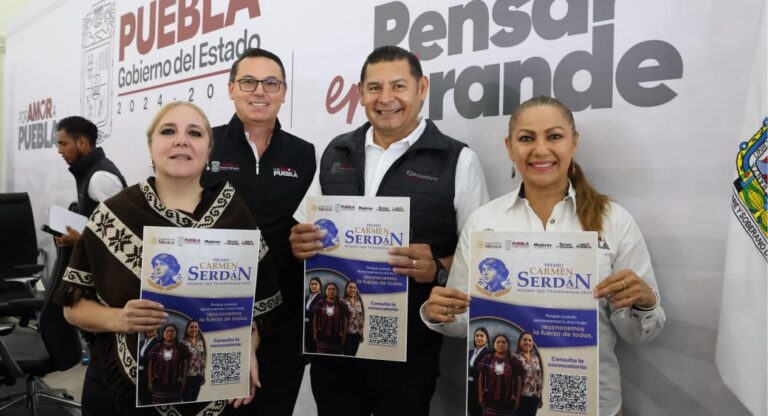 Con Premios Carmen Serdán Gobierno estatal enaltece a mujeres transformadoras de Puebla