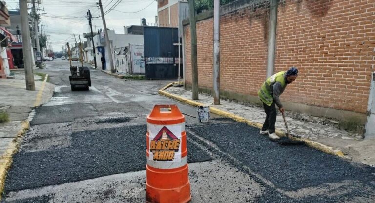 Campaña Capitalina Bacheando Puebla: fortalece la infraestructura vial en el norte de la ciudad
