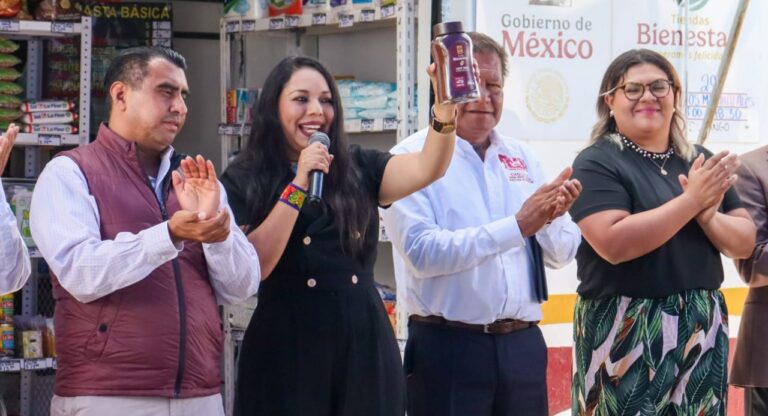 Inaugura Tonantzin Fernández la primera Tienda Bienestar de su administración