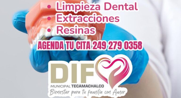 DIF Tecamachalco invita a cuidar tu salud bucal