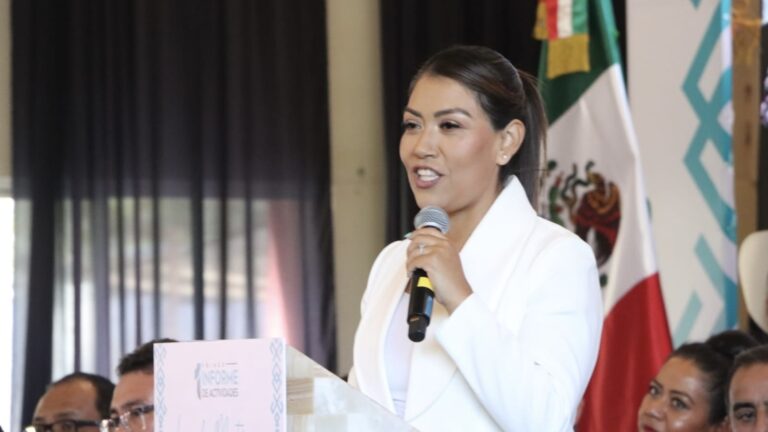 Construimos una sociedad más justa: Leonela Martínez en su primer informe