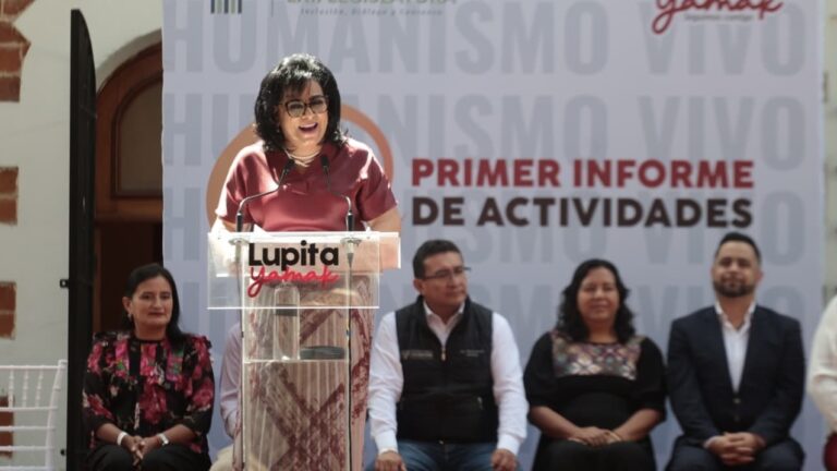 Reitero mi disposición para seguir trabajando por el bienestar de las personas: Guadalupe Yamak en Primer Informe de Actividades 