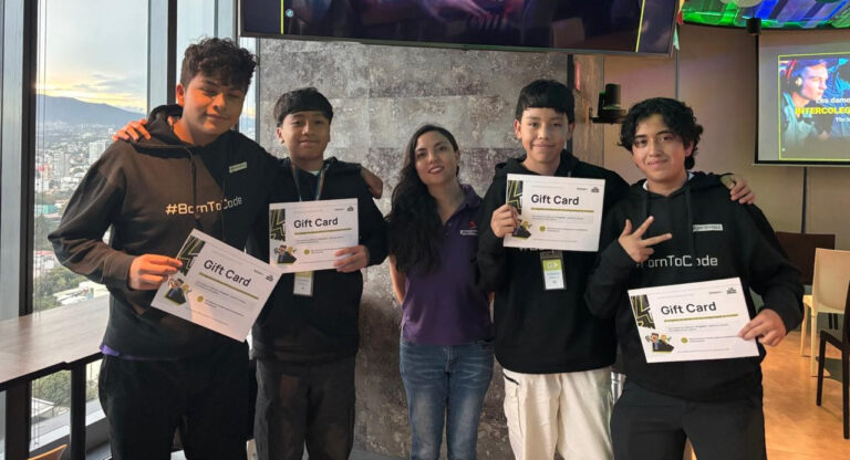 De México al mundo: estudiantes representarán al país en la final internacional de los Intercolegiales de Minecraft de Globant