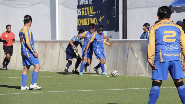 Topos FC, líder del Grupo Sur en la Liga de Fútbol para Ciegos