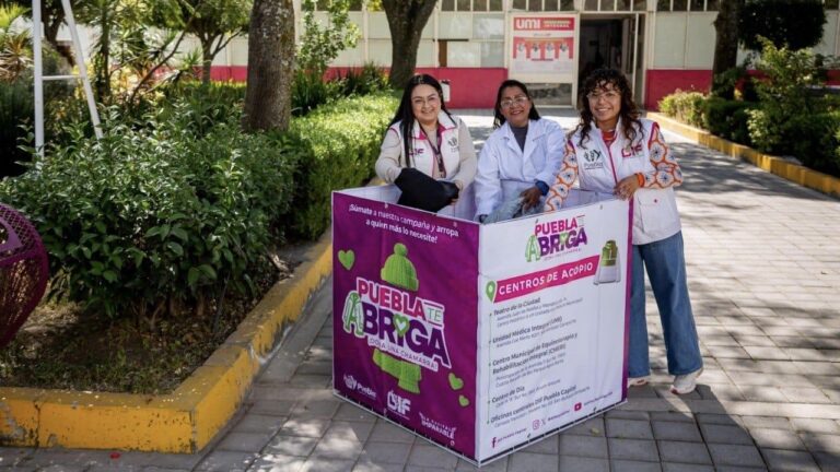 Unidad Médica Integral del SMDIF se suma a campaña “Puebla te abriga, dona una chamarra”