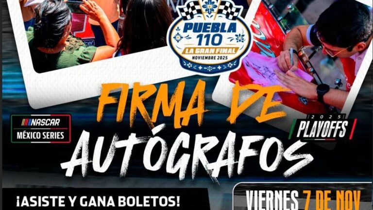Gobierno de la Ciudad trae la emoción de NASCAR con firma de autógrafos