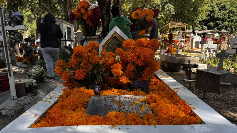 Miles de poblanos acuden al Panteón Municipal a visitar a sus familiares