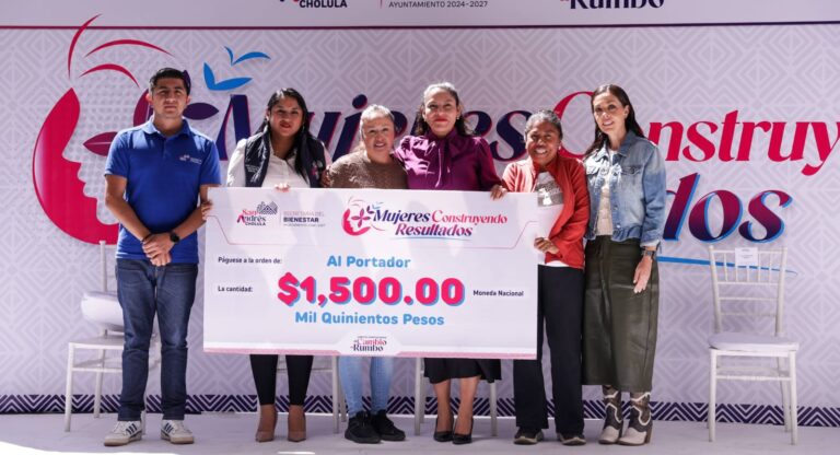 En San Andrés Cholula mujeres avanzan con capacitaciones y apoyos económicos