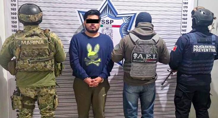 Colaboración de SEMAR, SSP y FGE permite detener a generador de violencia