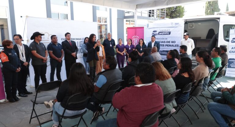 Diputada Norma Pimentel acerca servicios a la población de Sanctórum 