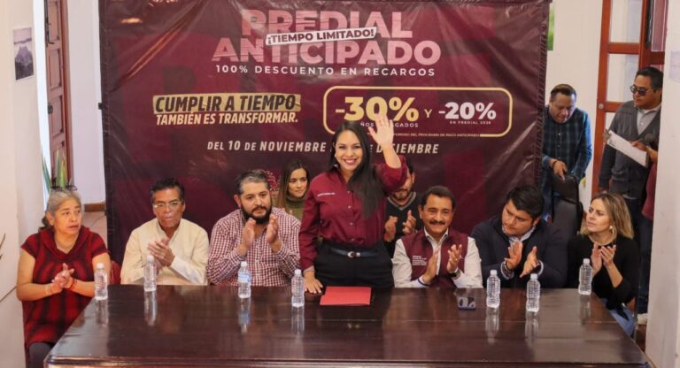 Tonantzin Fernández impulsa responsabilidad ciudadana con estímulos fiscales impuesto Predial