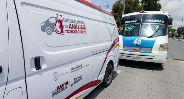 Garantiza SMT seguridad vial con pruebas toxicológicas a operadores del transporte público