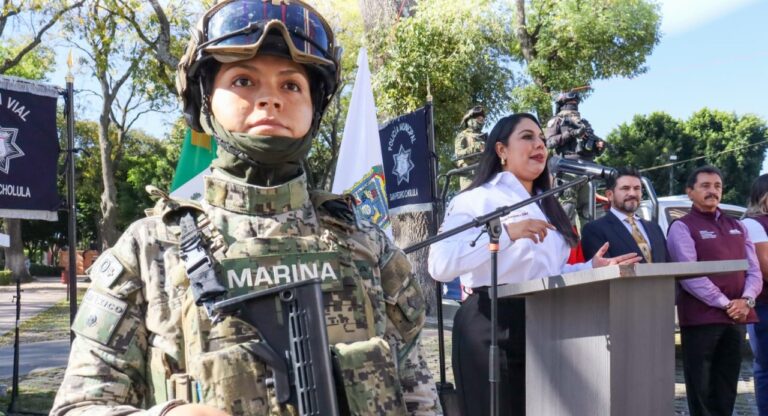 Tonantzin Fernández refuerza la seguridad en San Pedro Cholula con nuevas patrullas