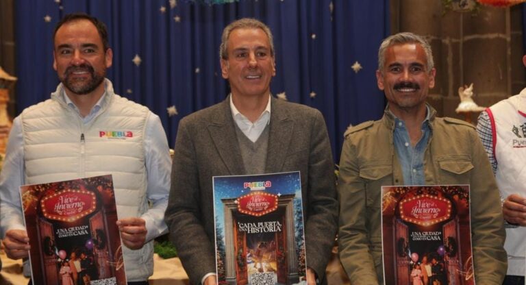 Presenta Pepe Chedraui actividades de Vive la Navidad en Puebla 2025