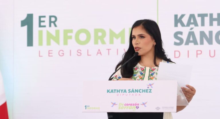 El servicio público se honra con hechos: Kathya Sánchez al presentar su Primer Informe Legislativo 