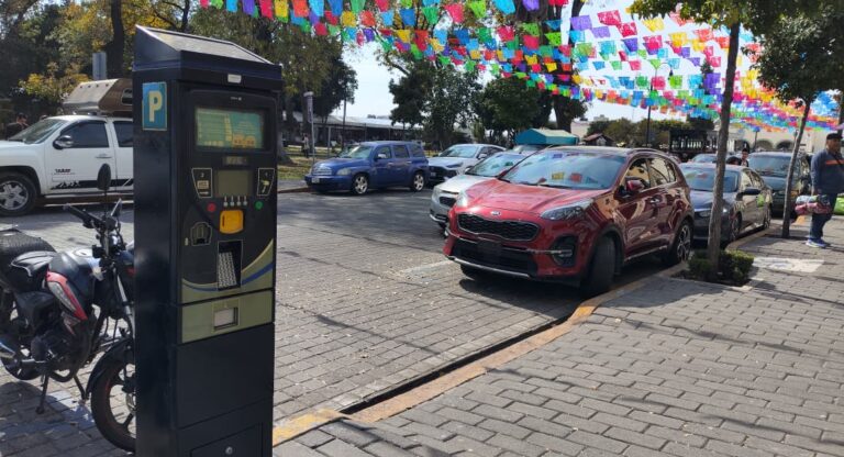 Reactivan sistema de parquímetros en San Pedro Cholula