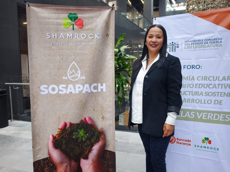 SOSAPACH participa en foro sobre economía circular y escuelas verdes en el Congreso de Puebla
