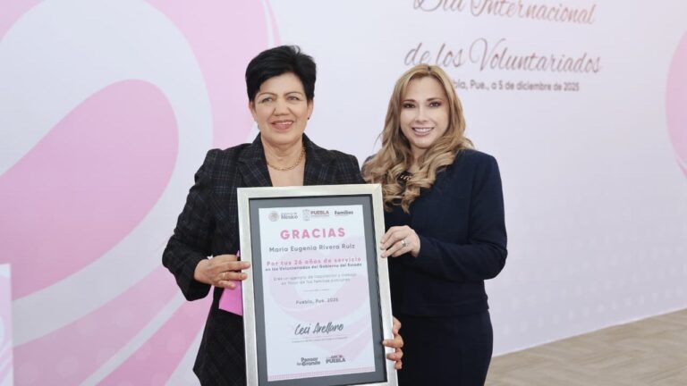Por su noble labor y altruismo, SEDIF reconoce a Voluntariados del Gobierno de Puebla