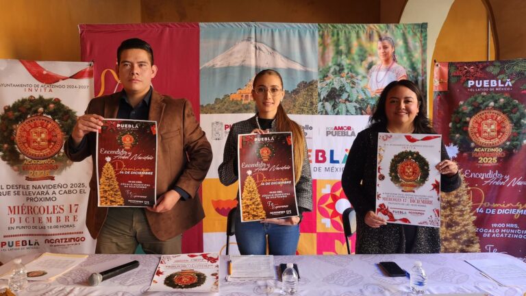 Acatzingo presenta agenda decembrina para fortalecer turismo y tradiciones