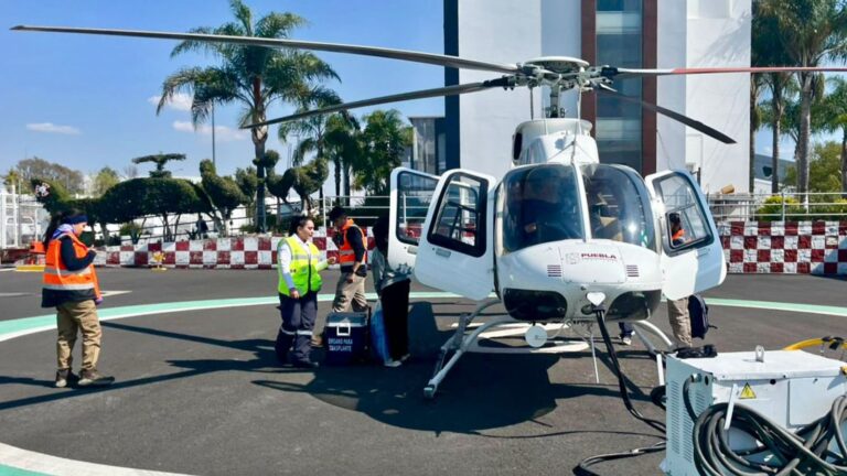 Con traslado aéreo, gobierno estatal facilita entrega oportuna de órganos donados