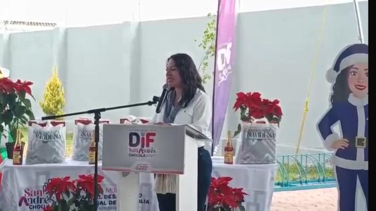 Concluye entrega Canastas Navideñas en San Andrés Cholula