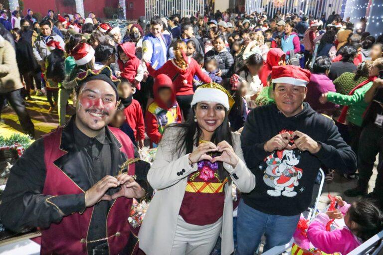 Con posadas decembrinas, Tonantzin Fernández fortalece la convivencia familiar en San Pedro Cholula